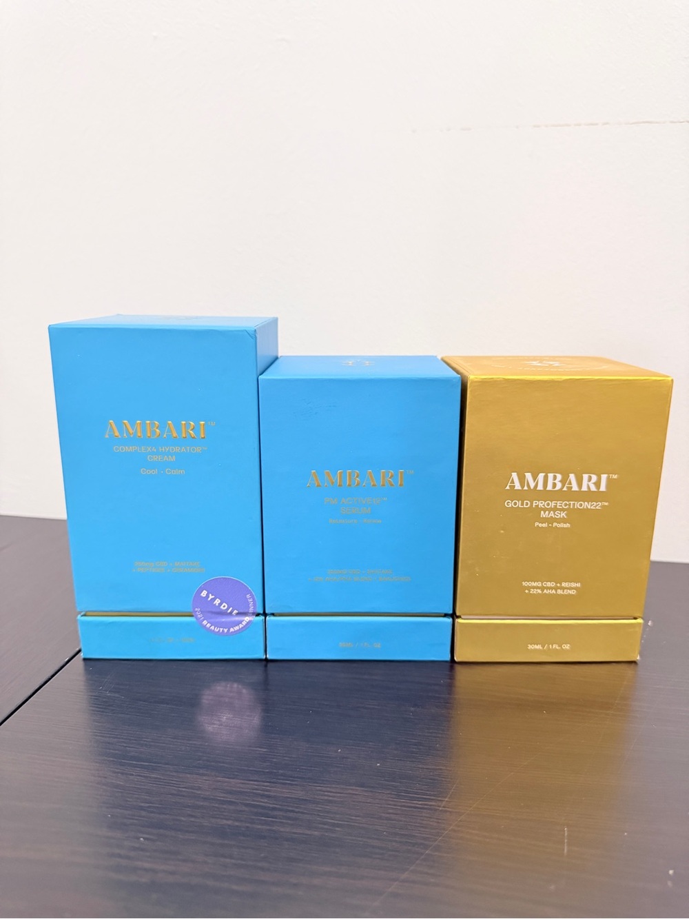 Ambari Complete Restorative System 3pc SEALED Beauty Skincare Set